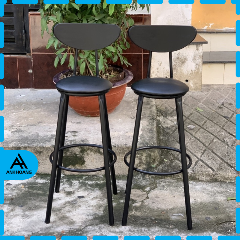 Ghế Cafe Stool Quầy Bar - Loại Màu Gỗ Cao 45 - Cao 75cm | Anh Hoàng Furniture