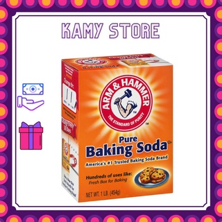 Bột Baking Soda Arm & Hammer làm trắng răng, làm bánh, tẩy tế bào chết, tẩy rửa 454g