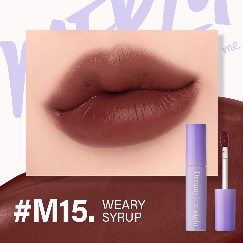 Set 3 Son Kem Lì Mịn Mượt, Lâu Trôi Merzy Dreamy Late Night Mellow Tint Set | BigBuy360 - bigbuy360.vn