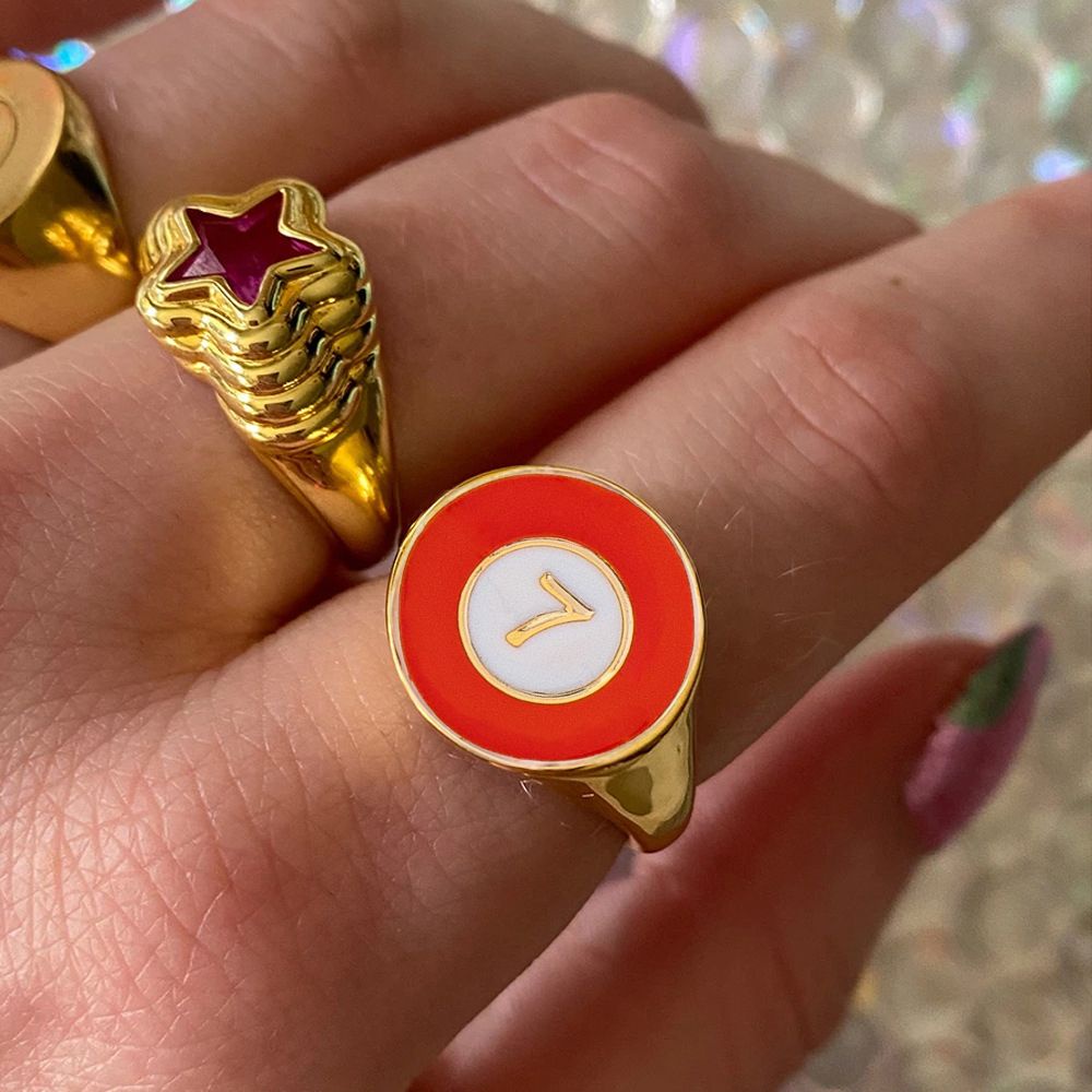 Nhẫn Hình Trái Tim Thời Trang Hàn Quốc Cổ Điển Cho Nam Nữ 7