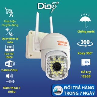 Camera wifi yoosee ngoài trời chống nước xoay 360