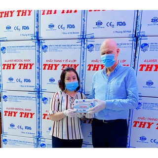 Khẩu Trang Y Tế 4 lớp giấy Kháng Khuẩn THY THY