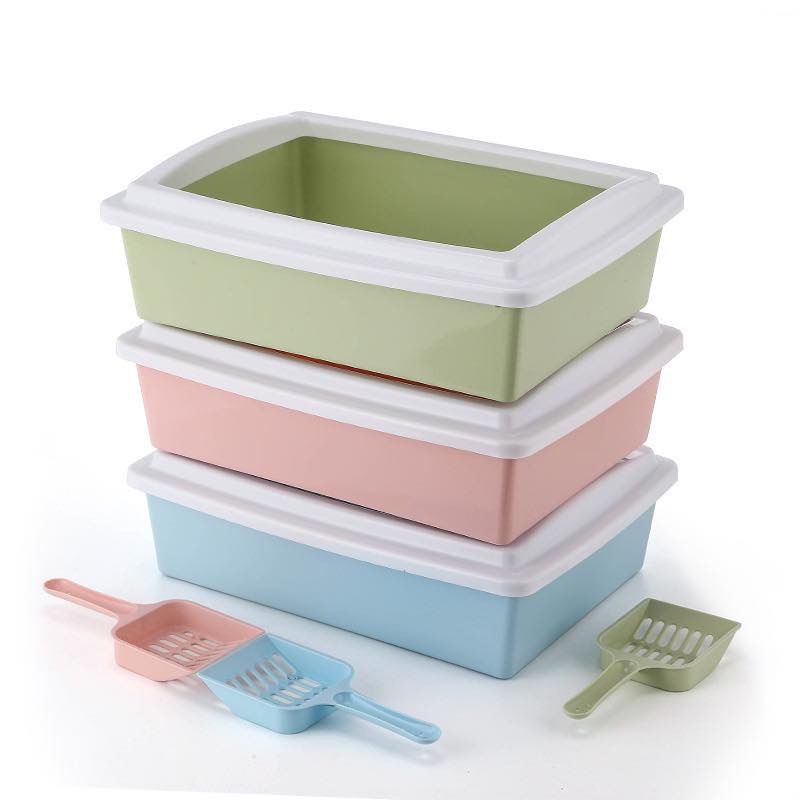 tổng hợp khay vệ sinh mèo, tặng xẻng