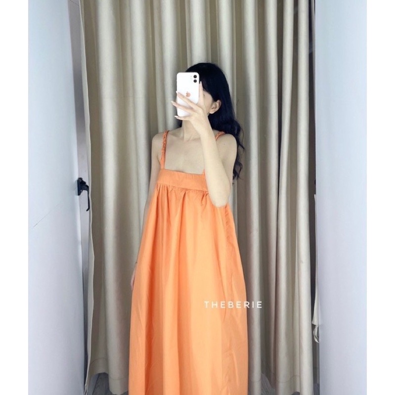 [ 225] Váy Maxi Dây Tết 5 Màu Dang Suông Siêu Xinh Có Ảnh Thật Kèm Video
