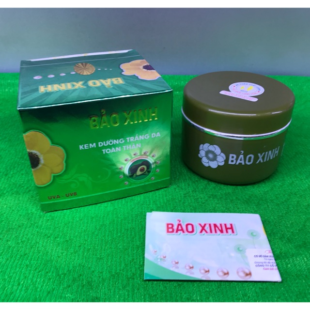 Kem dưỡng trắng da toàn thân bảo xinh 80g xanh