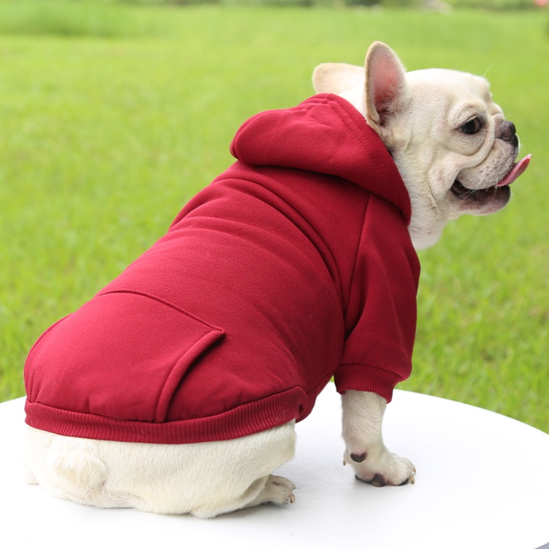 Áo cho chó mèo hoodie mùa đông lót nỉ bông ấm áp nhiều mẫu lựa chọn - Dacote