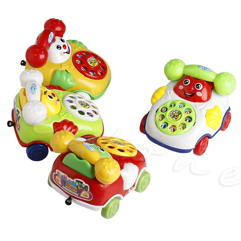 Điện thoại để bàn đồ chơi phối nhiều màu xinh xắn cho bé