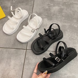 Giày sandal đế dày thời trang Hàn Quốc cho nữ