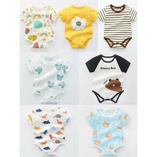 Bộ Body Suit Cho Bé 💖FREESHIP💖 Bộ Body Chip Áo Liền Quần Bé Trai Bé Gái Từ 3 - 15Kg TE9