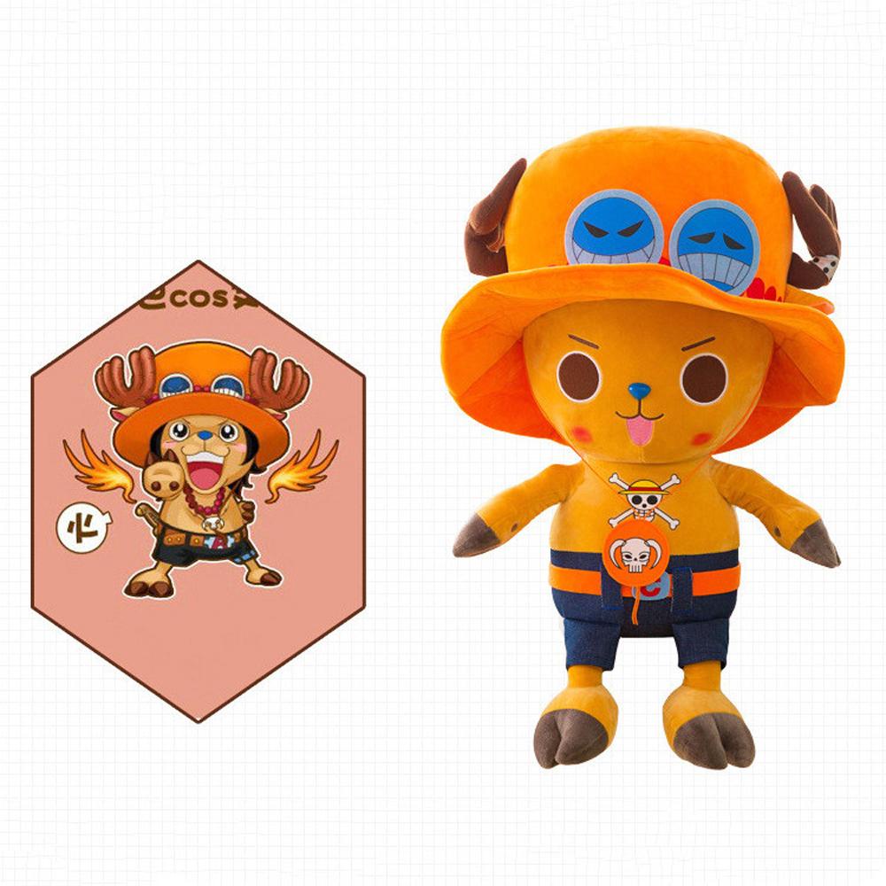 Thú Nhồi Bông Hình Nhân Vật Luffy Tony Chopper Đáng Yêu