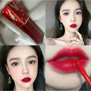 [Hàng mới về] Son kem lì HOJO không khô môi nắp trang trí họa tiết cổ điển