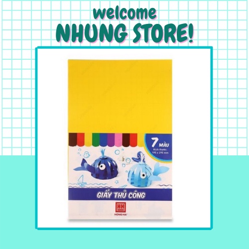 Giấy thủ công 7 màu 3485