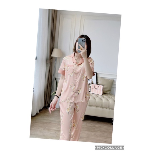 Bộ lụa hoa anh đào