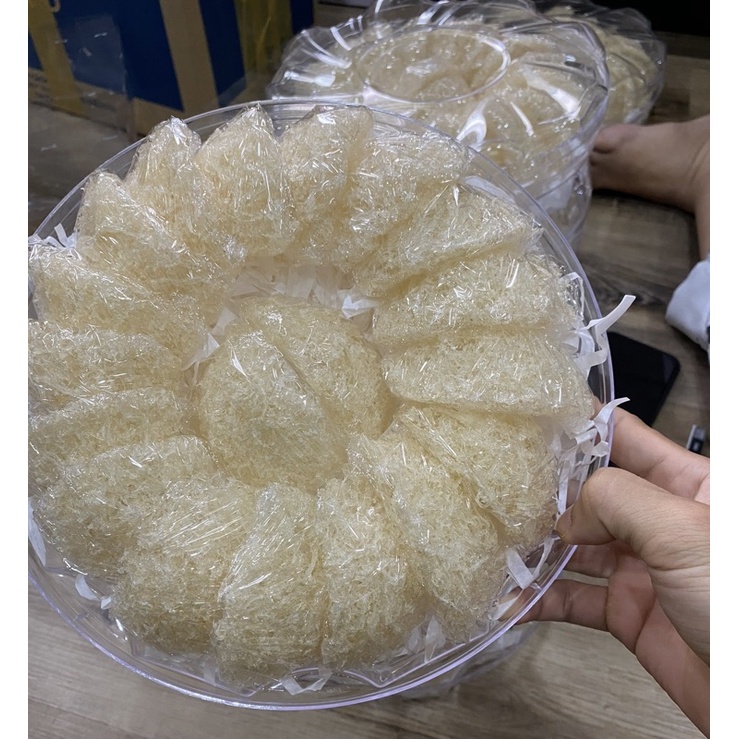 100g tổ yến tinh chế vụn xơ mướp loại 1 nguyên chất+🎁