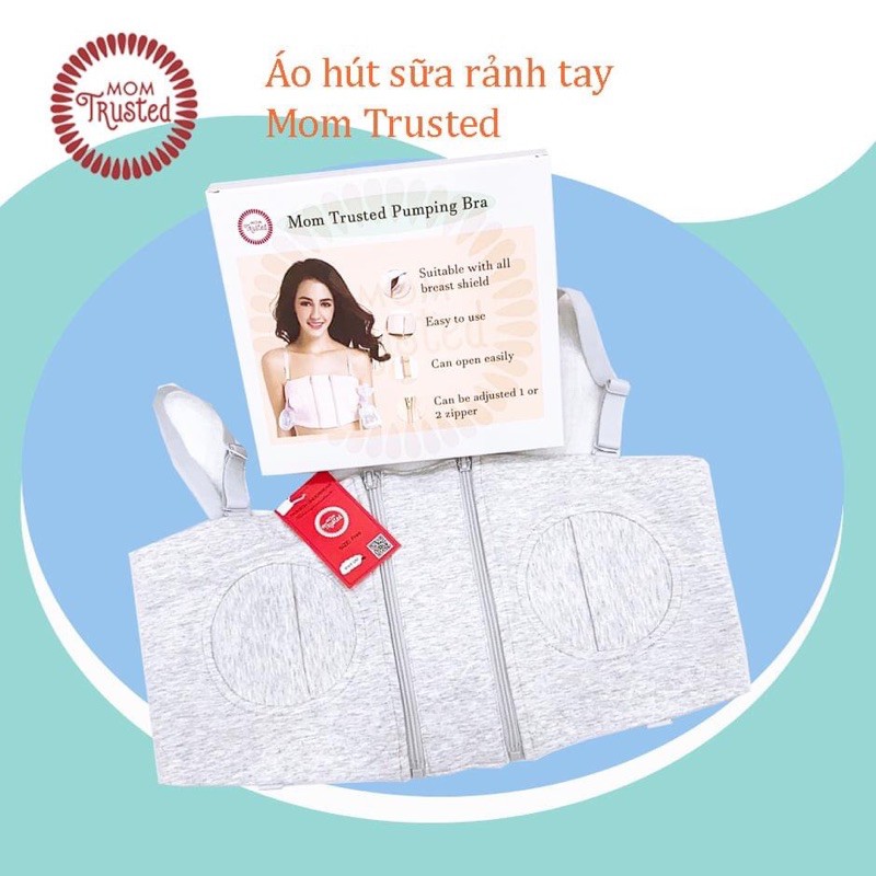 Áo hút sữa rảnh tay cao cấp Mom Trusted