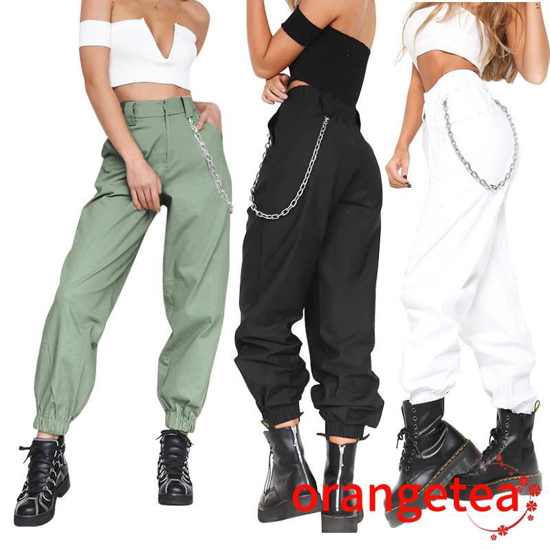 Quần jogger lưng cao thời trang quyến rũ dành cho nữ