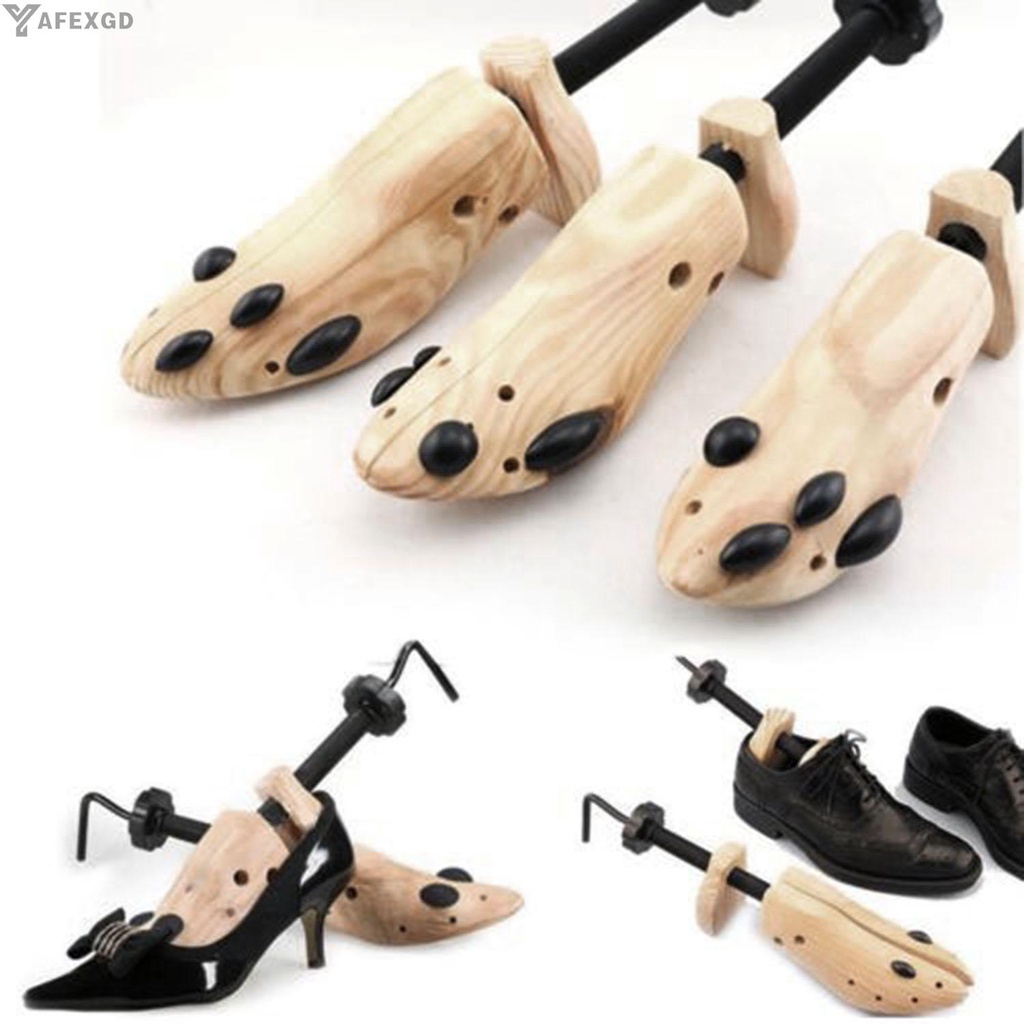YAFEXGD&S M L Holder Adult 2-Way Boot Length Wooden Tree Professional Shoe Stretcher#yafexgood