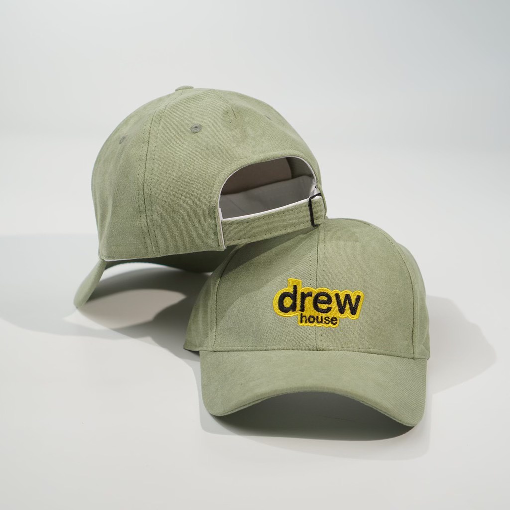 Mũ lưỡi trai, Nón kết nam nữ DREW vải nhung kaki phong cách Ulzzang form unisex nam nữ (Ảnh thật)