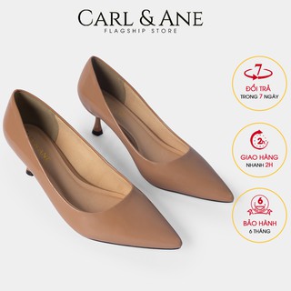 [Mã WABRWS giảm 15% đơn 150K] Carl & Ane - Giày cao gót mũi nhọn cao 4cm màu bò _ CP009