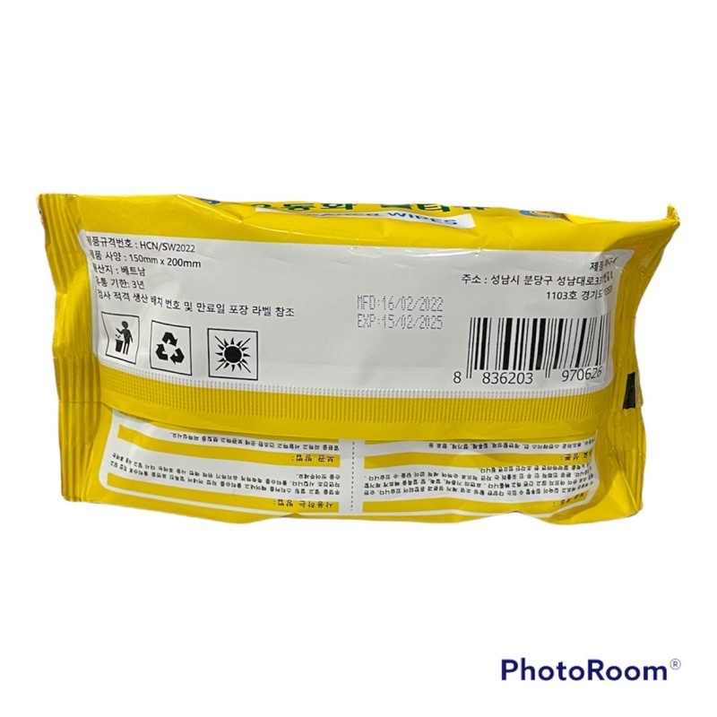 Mẫu Mới - Giấy Lau Giày SNEAKER Hàn Quốc 30 Tờ Siêu Sạch