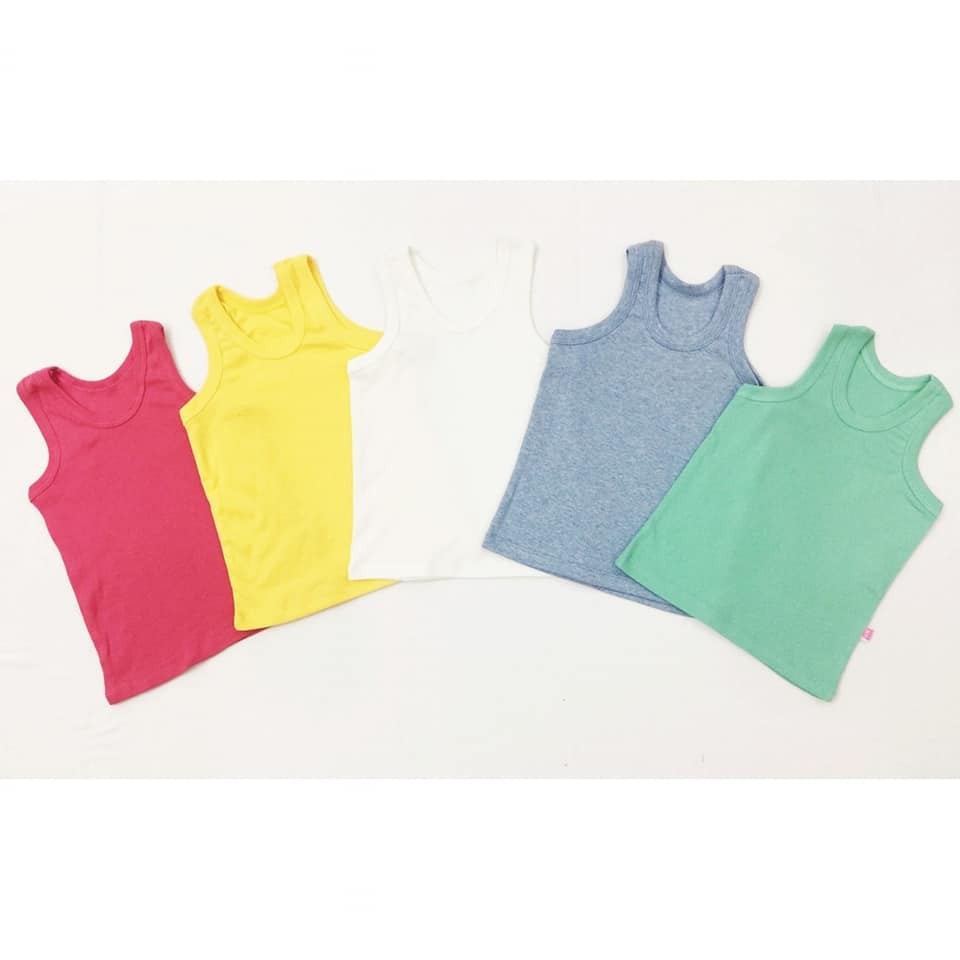 Set 3 áo ba lỗ cho bé hàng lên từ vải xuất dư
