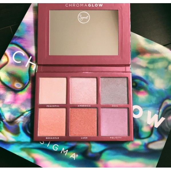 BẢNG PHẤN BẮT SÁNG SIGMA CHROMA GLOW SHIMMER - HIGHLIGHT PALETTE CHÍNH HÃNG - 7265