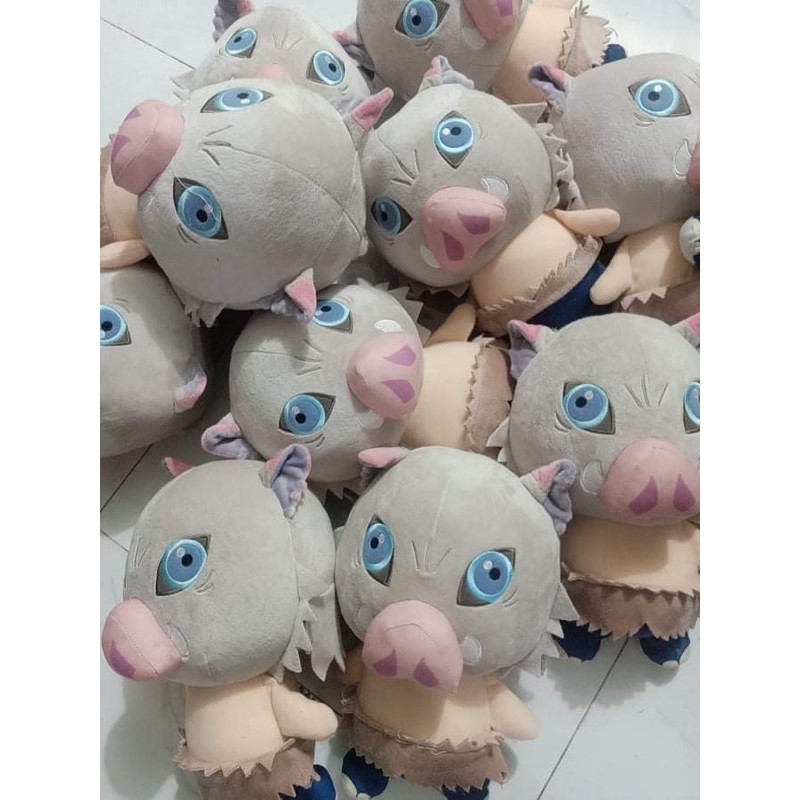 Inosuke Big Plush 38cm gấu bông doll Inosuke Hashibira Kimetsu no Yaiba chính hãng Nhật Bản siêu cute