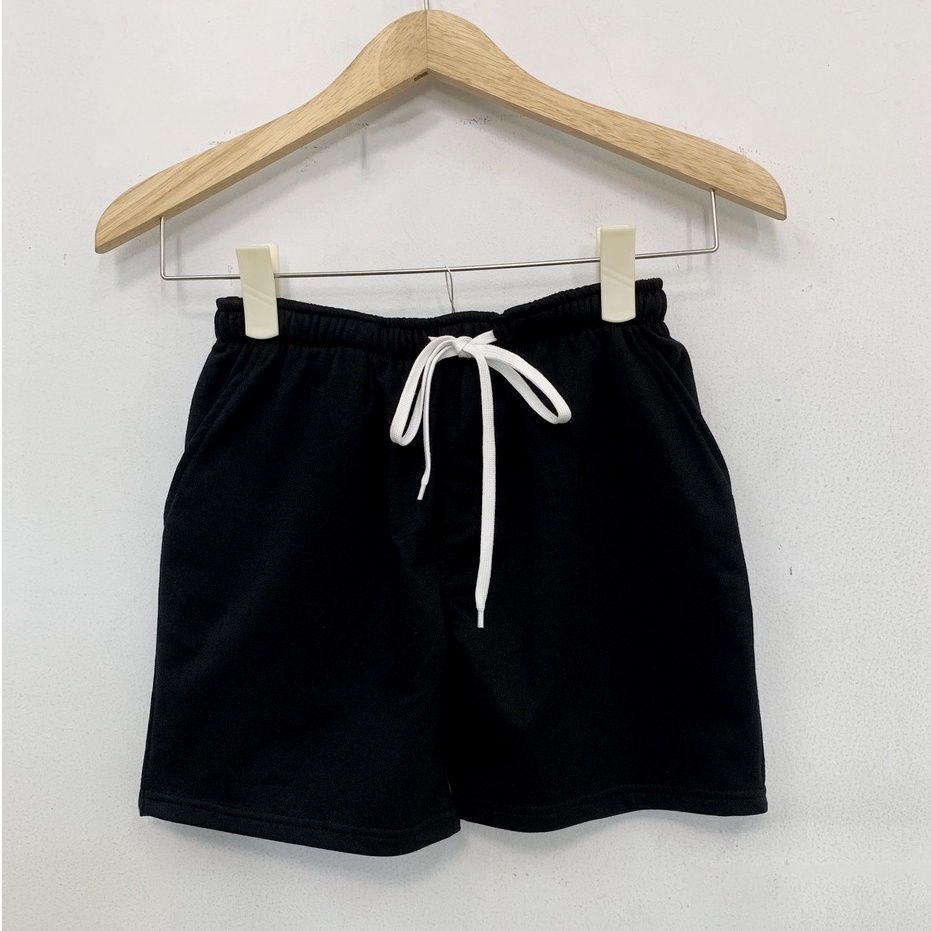 [Size 17-60kg] Quần đùi màu đen cho bé trai bé gái Quần short cho bé mặc hè chất vải thun cao cấp dày dặn, co giãn