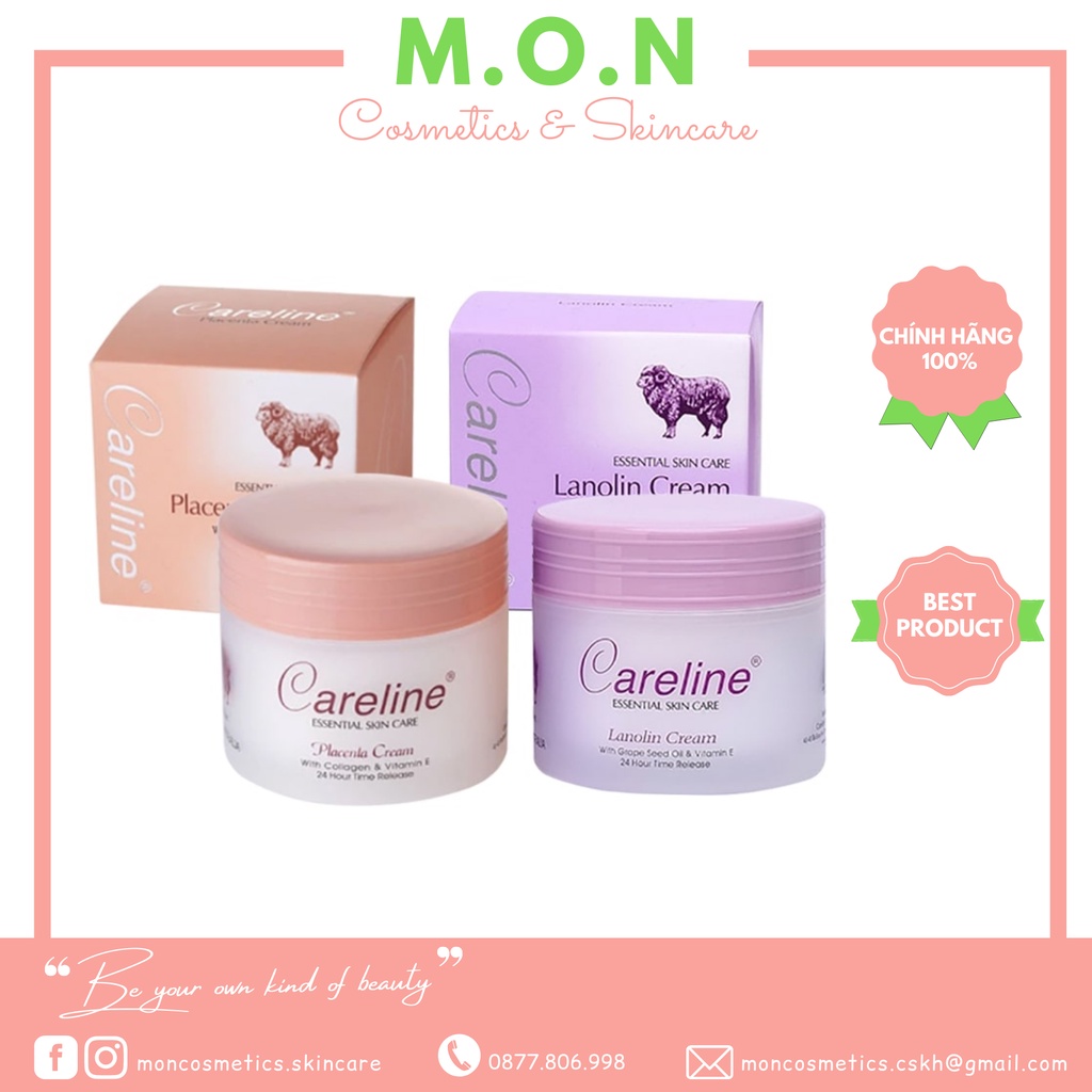 Kem Mỡ cừu Úc Careline dưỡng nẻ