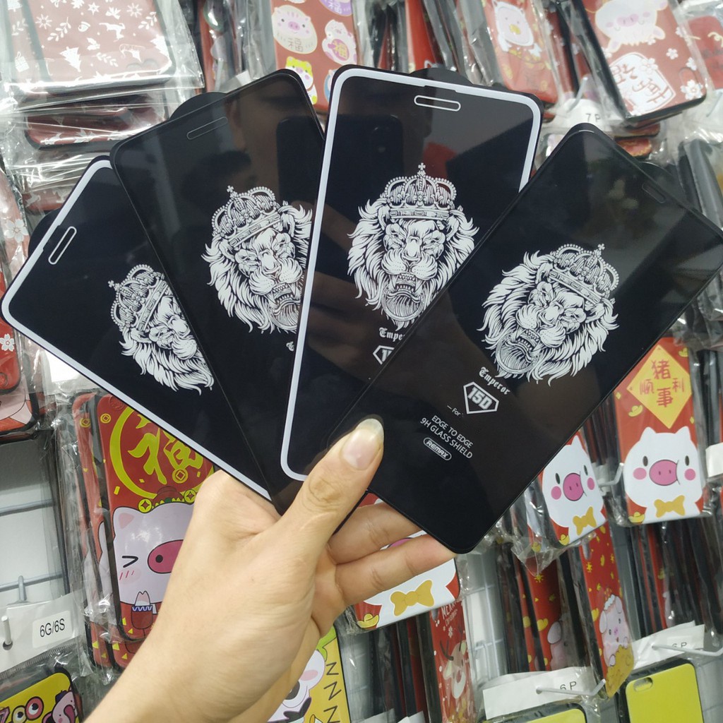 Kính Cường Lực Iphone Mới Nhất 15D Full Màn, Viền Nhỏ, Hạn Chế Nhám Màn Cho Iphone 6/6s/7/8 Plus/ X, Xs Max