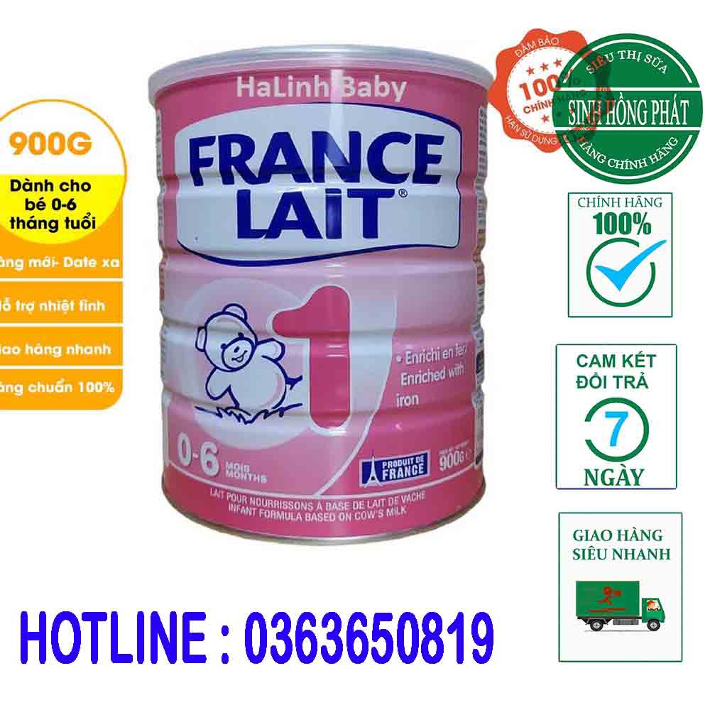 Sữa France Lait số 1 900g (0 - 6 tháng)