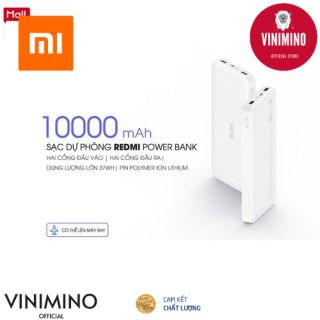 Pin sạc dự phòng Xiaomi Redmi 10000 mAh Power Bank - Hành chính hãng