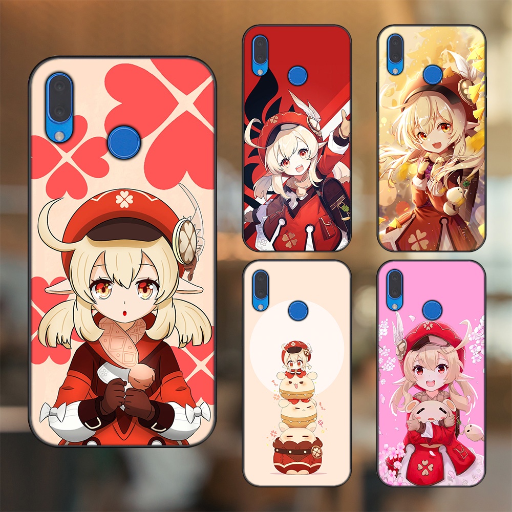 Ốp lưng Huawei Nova 3, Nova 3i, Nova 3e, P20 Lite viền đen in hình Klee Genshin Impact