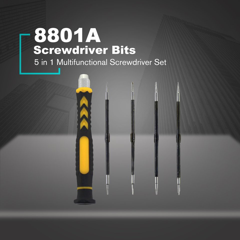 Set tua vít 5 trong 1 loại T2 T4 T5 T6 Ph00 Ph000 0.8 1.2 chất lượng cao