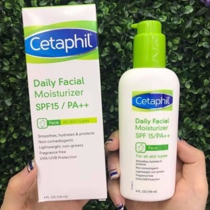 Kem Chống Nắng Cetaphil Dưỡng Ẩm Hằng Ngày Cho Da Mặt Daily Facial Moisturizer SPF15/PA++ 118ml