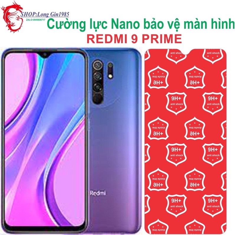 Redmi 9 Prime cường lực NaNo chống va đập chống trầy xước tốt