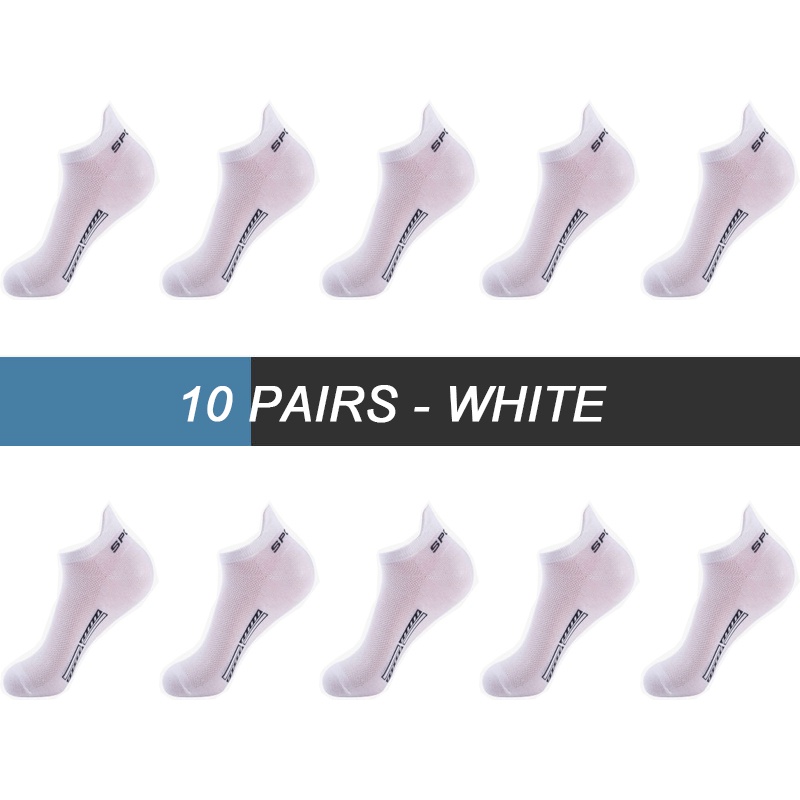 10 Chiếc vớ thể thao bằng cotton thoáng khí dành cho nam