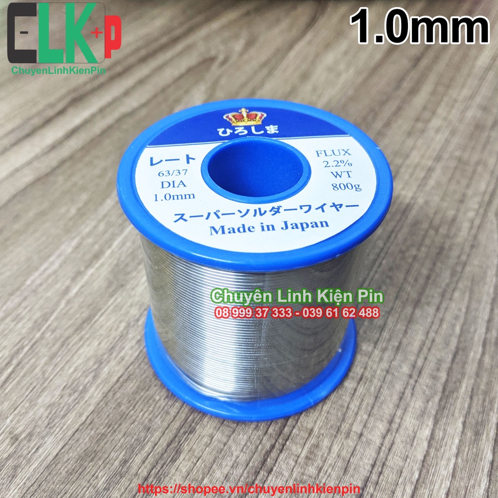 Chì hàn Nhật cao cấp cuộn 800gram đường kính 1.0mm ( CLKP _317 )