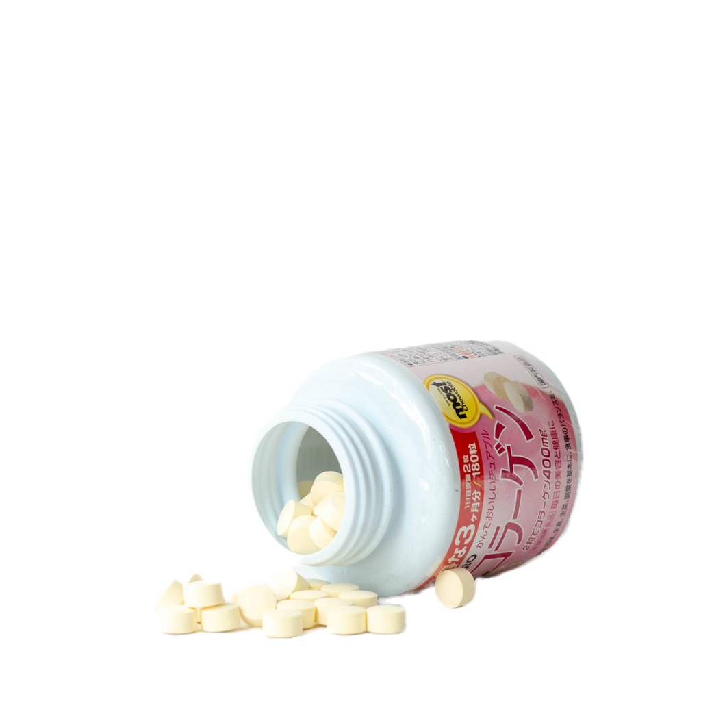 Viên nhai bổ sung Collagen Orihiro Most Chewable 180 viên