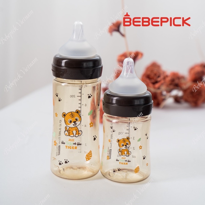 Bình sữa và núm ti Bebepick 150-250ml (chọn núm)