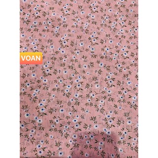 VẢI VOAN  HOA NHÍ - DÒNG VẢI THÔNG DỤNG - 1 MÉT X 1M5