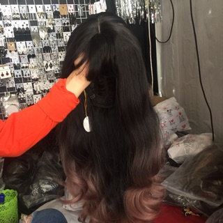 Tóc giả omber cao cấp- tặng lưới chùm tóc- hình thật