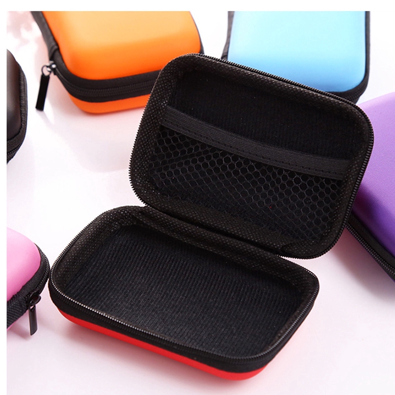 Túi đựng tai nghe có khóa kéo kích thước 12*8*4cm