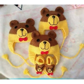 Mũ giày len handmade