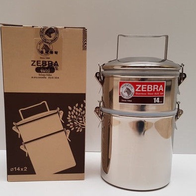Camen Inox 14cm x 2 ngăn Smart - 150255 Zebra Thái Lan