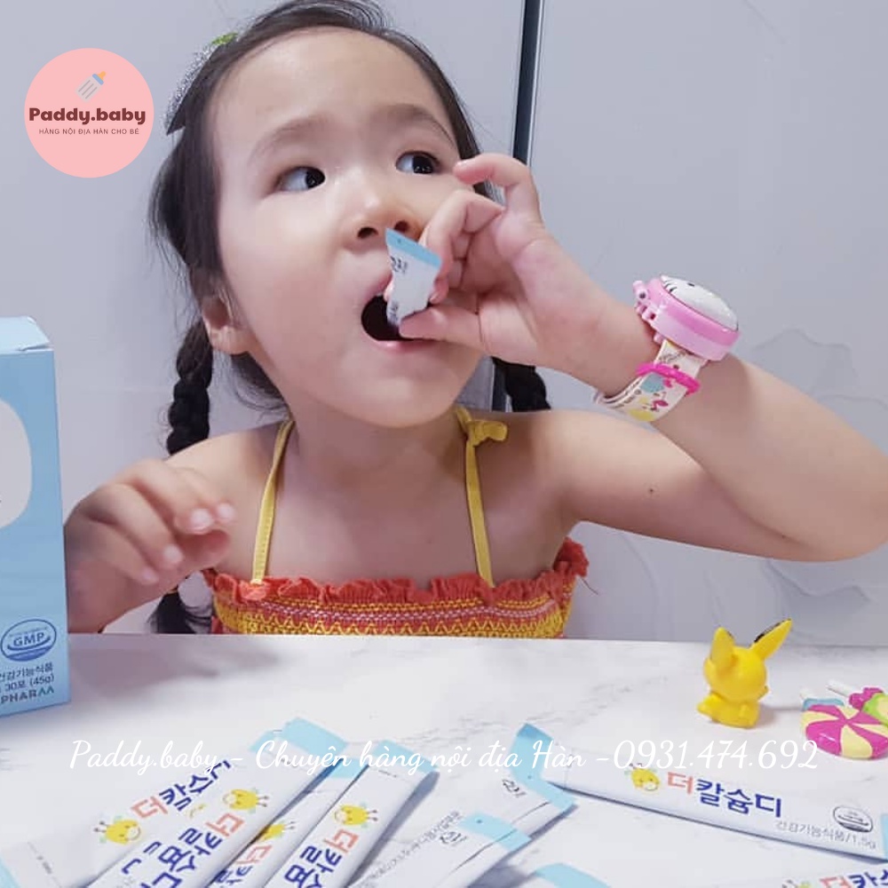 [Hàng Air] Canxi Hữu Cơ The Ca+D for bebe GM Pharm Hàn Quốc phát triển chiều cao cho bé từ 1y