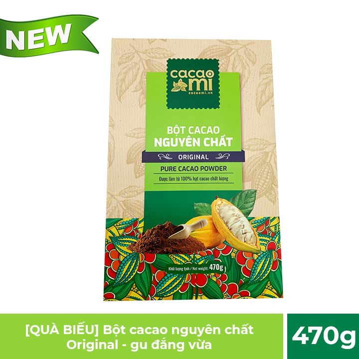 Bột ca cao CacaoMi Original 470g