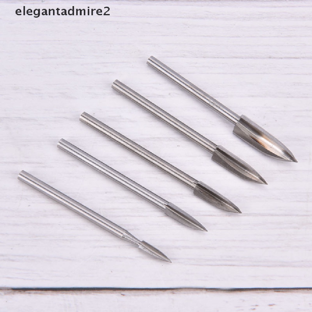 [gele] 5PCS/set Wood Carving And Engraving Drill Bit Milling Cutter Carving Root Tools [ele]