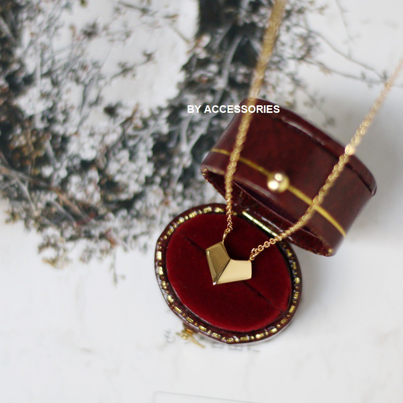 Dây chuyền titan trái tim tiny heart không gỉ WN200305