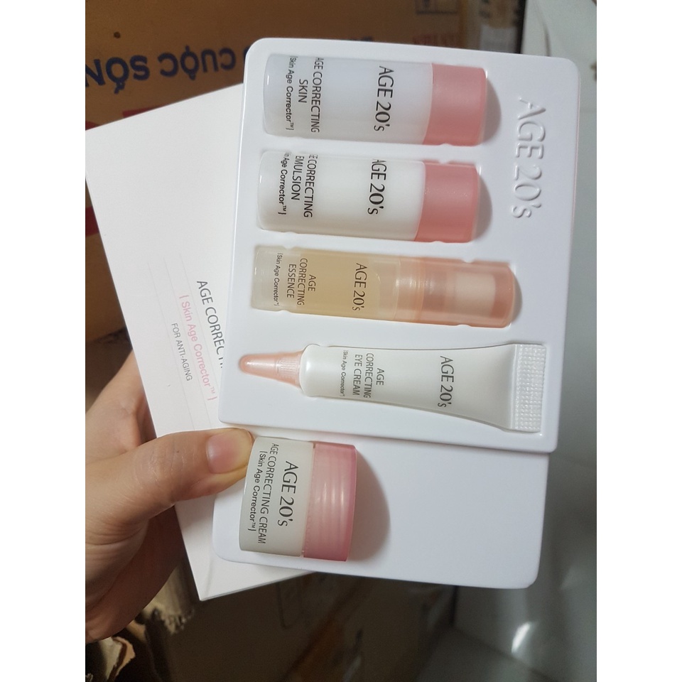 Bộ Kit Chăm Sóc Da Chuyên Sâu Chống Lão Hoá Age 20's AGE CORRECTING KIT